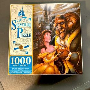 1000 piece beauty and the beast puzzle. All piece intact